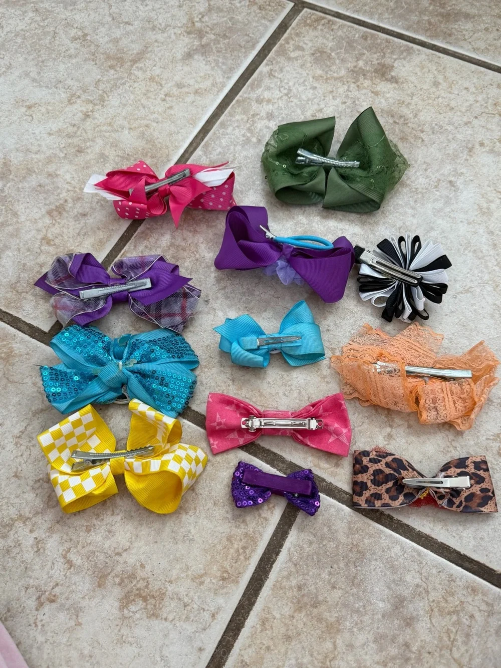 Assorted Kids Hair Bows - Mixed Colors